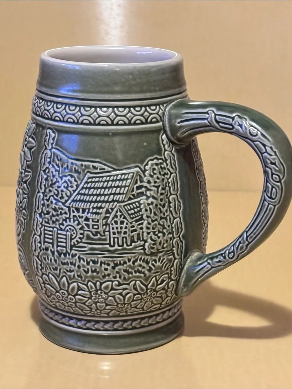 Vintage intake TSV 04 Feucht 1987 Ceramic Beer Mug
